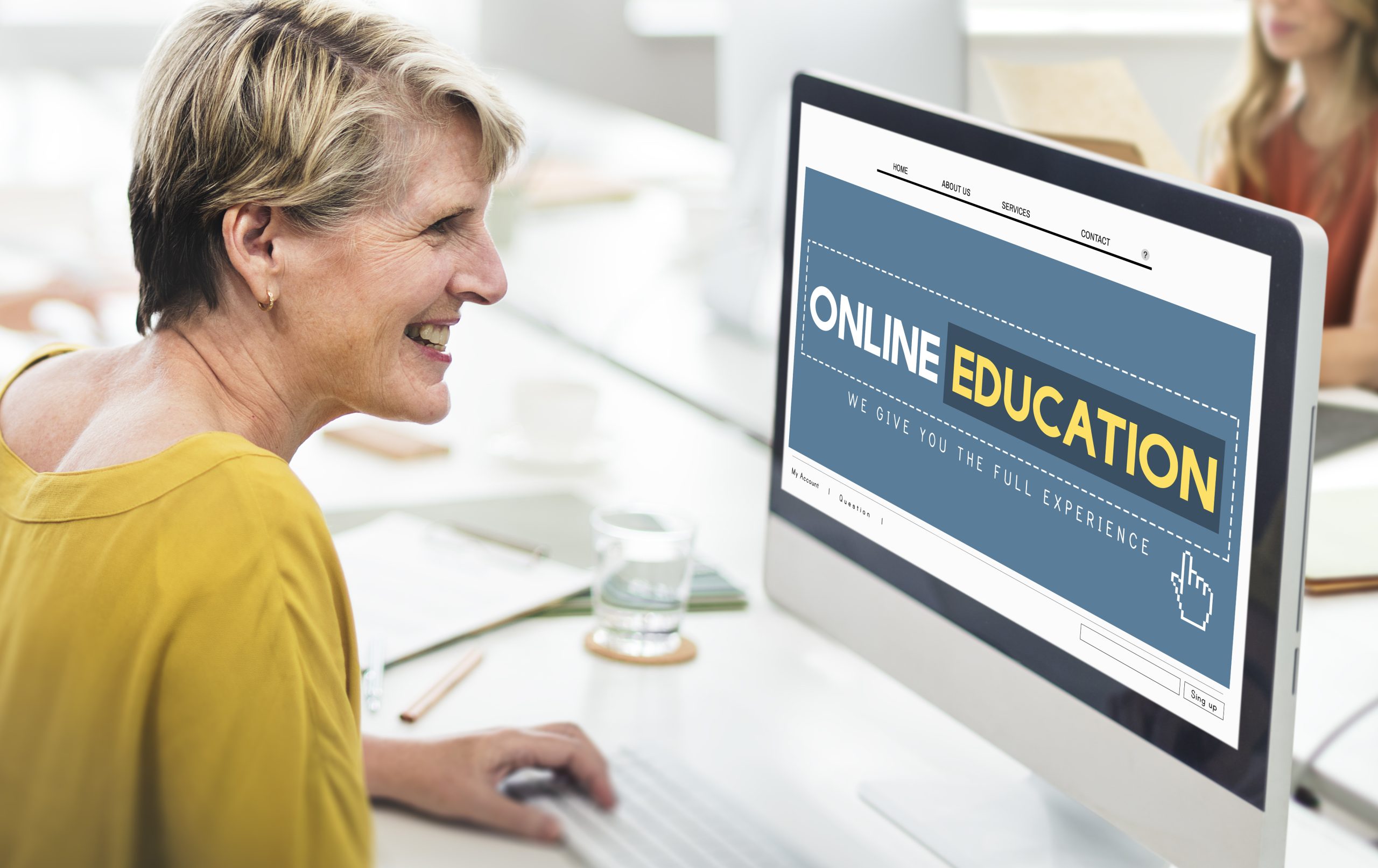 online education homepage e learning technology concept scaled